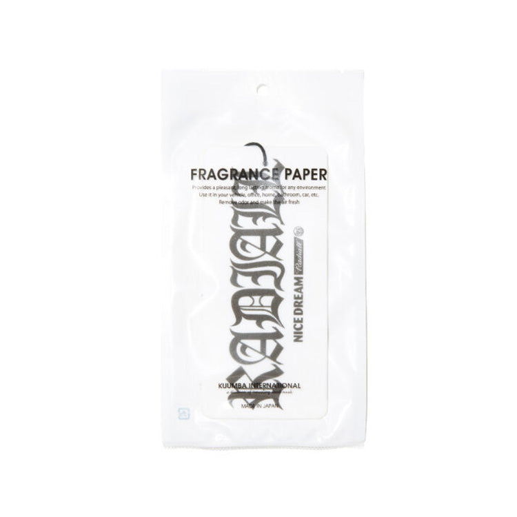 RADIALL×KUUMBA フレッシュナー NICE DREAM FRAGRANCE PAPER 商品画像 パッケージ