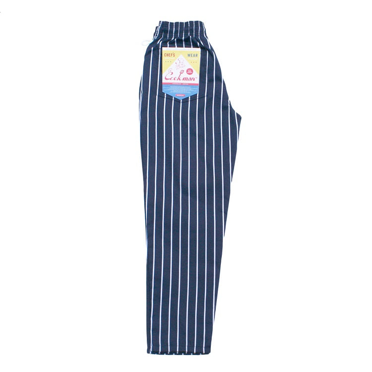 COOKMAN　シェフパンツ　"CHEF PANTS"　(Stripe / Navy)