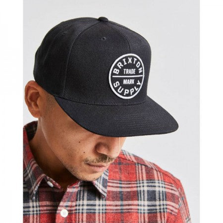 BRIXTON　キャップ　"OATH III SNAPBACK CAP"　(Black)