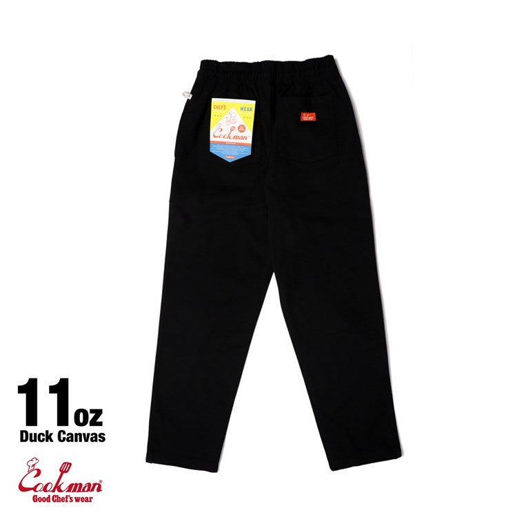 COOKMAN　シェフパンツ　"CHEF PANTS"　(Duck Canvas / Black)