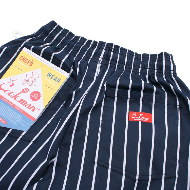 COOKMAN　シェフパンツ　"CHEF PANTS"　(Stripe / Navy)