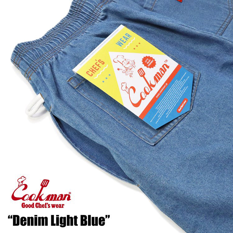 COOKMAN　シェフパンツ　"CHEF PANTS"　(Denim / Light Blue)