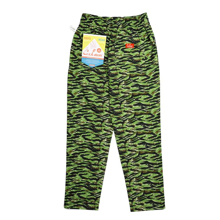 COOKMAN　シェフパンツ　"CHEF PANTS"　(Ripstop / Tiger Camo Green)