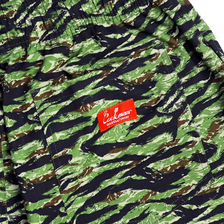 COOKMAN　シェフパンツ　"CHEF PANTS"　(Ripstop / Tiger Camo Green)