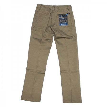 BRIXTON　パンツ　"FLEET RIGID CHINO PANT"　(Khaki)