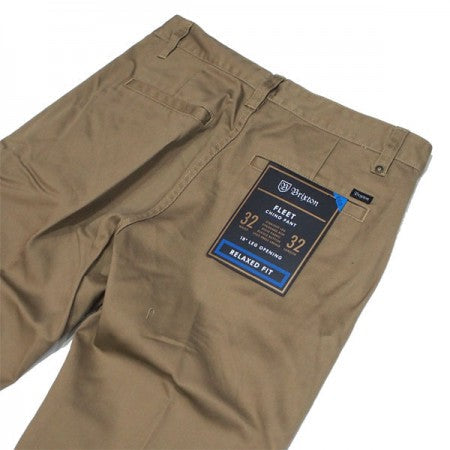 BRIXTON パンツ "FLEET RIGID CHINO PANT" (Khaki)
