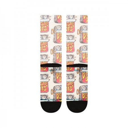 STANCE x BEASTIE BOYS コラボソックス CANNED オフホワイト 背面 商品画像