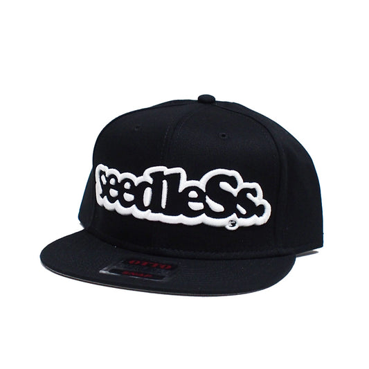 seedleSs　キャップ　"SD OTTO SNAP BACK CAP"　(Black / White)
