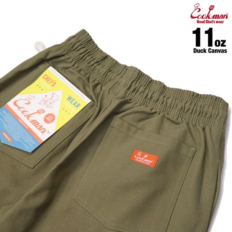 COOKMAN　シェフパンツ　"CHEF PANTS"　(Duck Canvas / Olive Green)