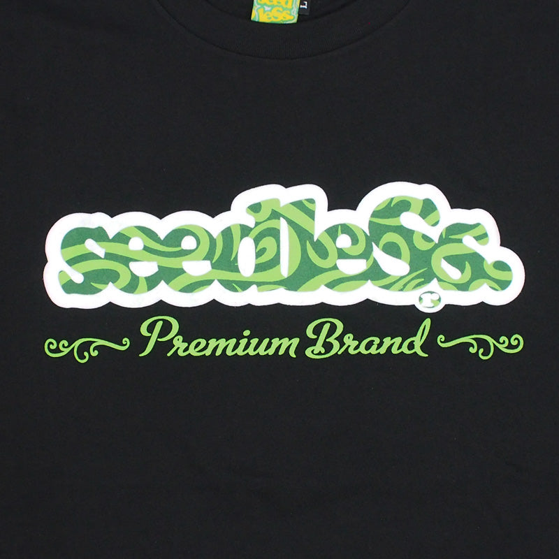 seedleSs　Tシャツ　"SD TRIBAL LEAF S/S TEE"　(Black)