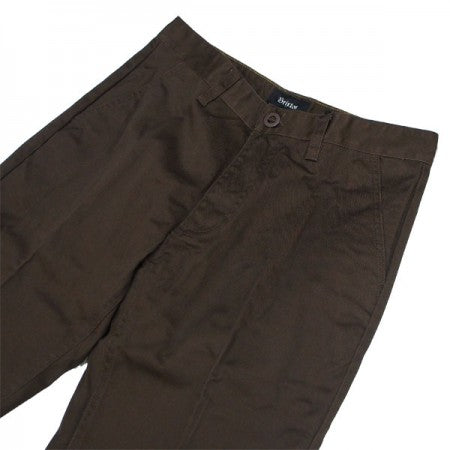 BRIXTON　パンツ　"FLEET RIGID CHINO PANT"　(Brown)