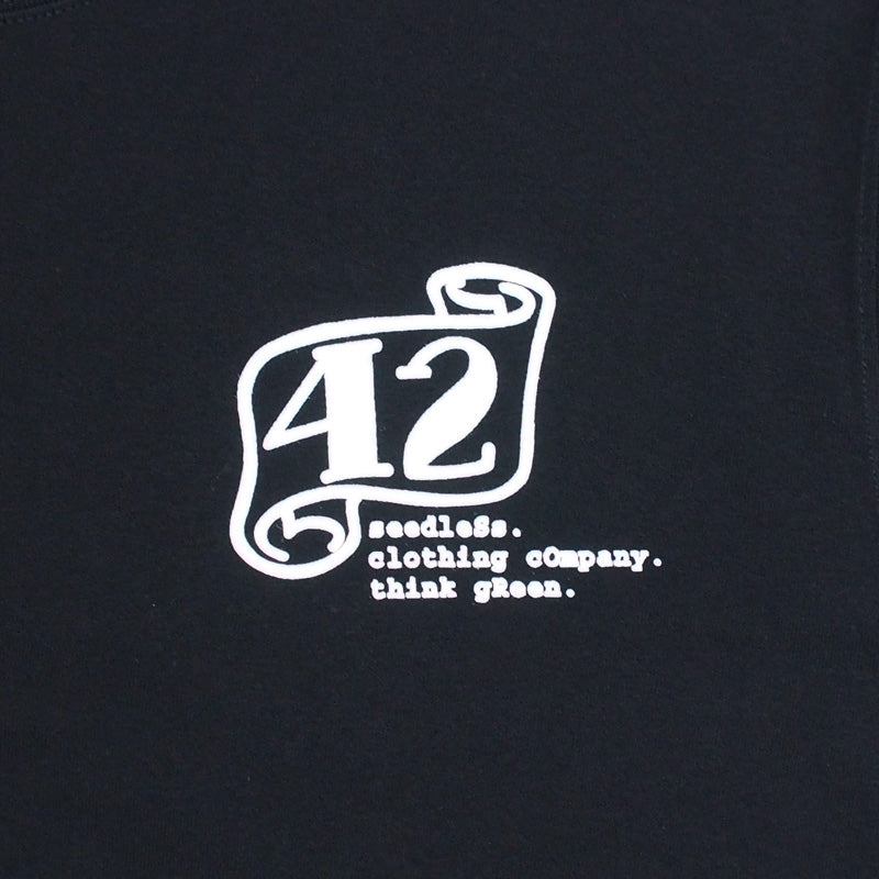 seedleSs Tシャツ "ROLLING LOGO42 9.1oz S/S TEE" (Black)
