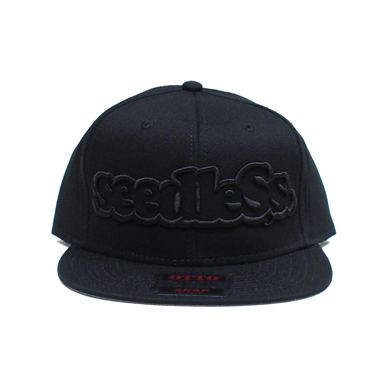 seedleSs　キャップ　"SD OTTO SNAP BACK CAP"　(Black / Black)