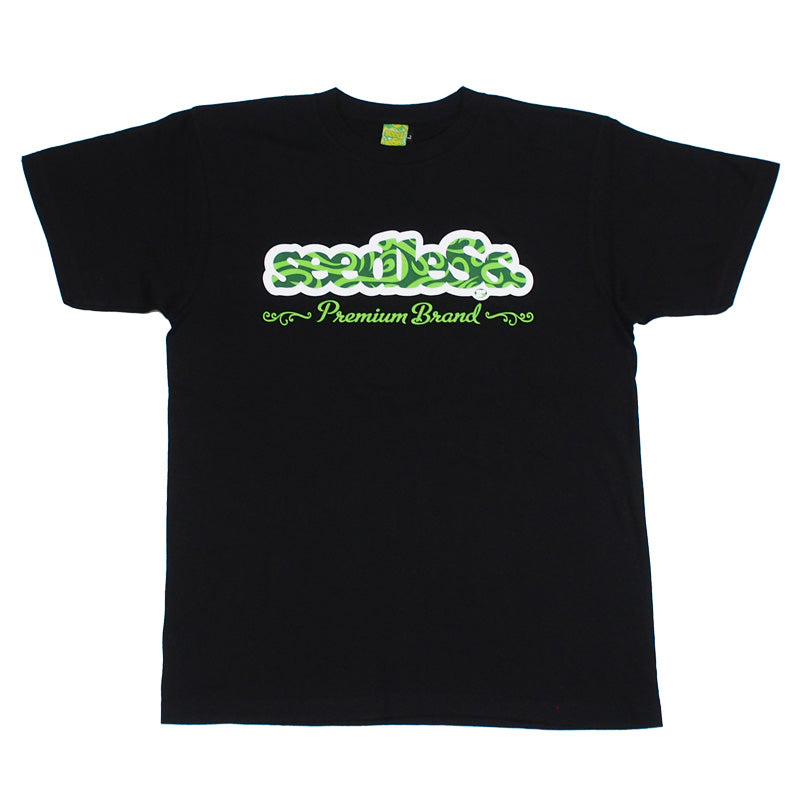 seedleSs　Tシャツ　"SD TRIBAL LEAF S/S TEE"　(Black)