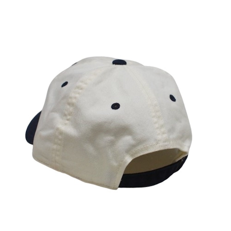 AMERICAN NEEDLE キャップ BALLPARK MICRO ICON - NY CAP アイボリー/ブラック 商品画像 背面