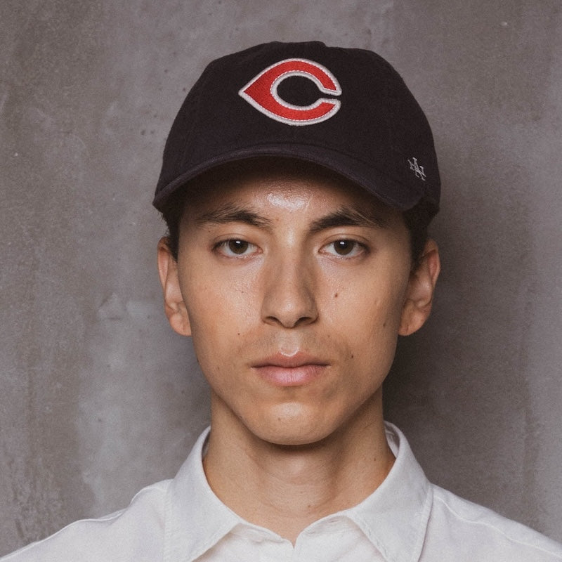 AMERICAN NEEDLE キャップ ARCHIVE - CINCINATTI TIGERS CAP ネイビー 着用画像