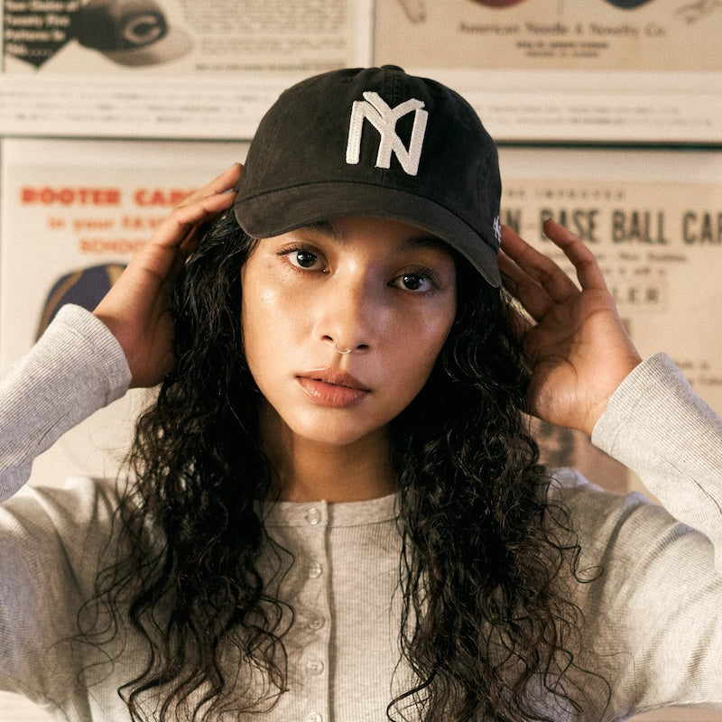 AMERICAN NEEDLE キャップ NY BLACK YANKEES CAP ブラック背面画像