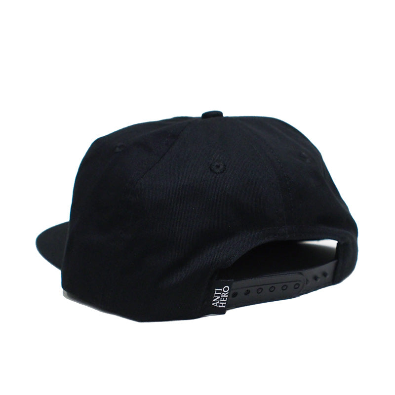ANTI HERO キャップ "BASIC PIGEON ROUND SNAPBACK CAP" (Black / Gold)