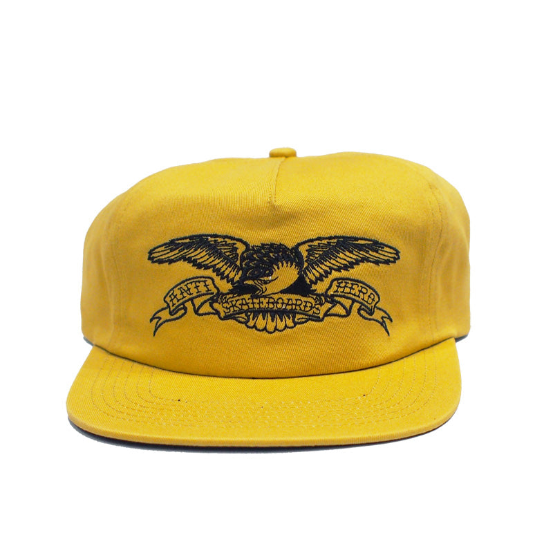 ANTI HERO　キャップ　"BASIC EAGLE SNAPBACK CAP"　(Mustard / Black)
