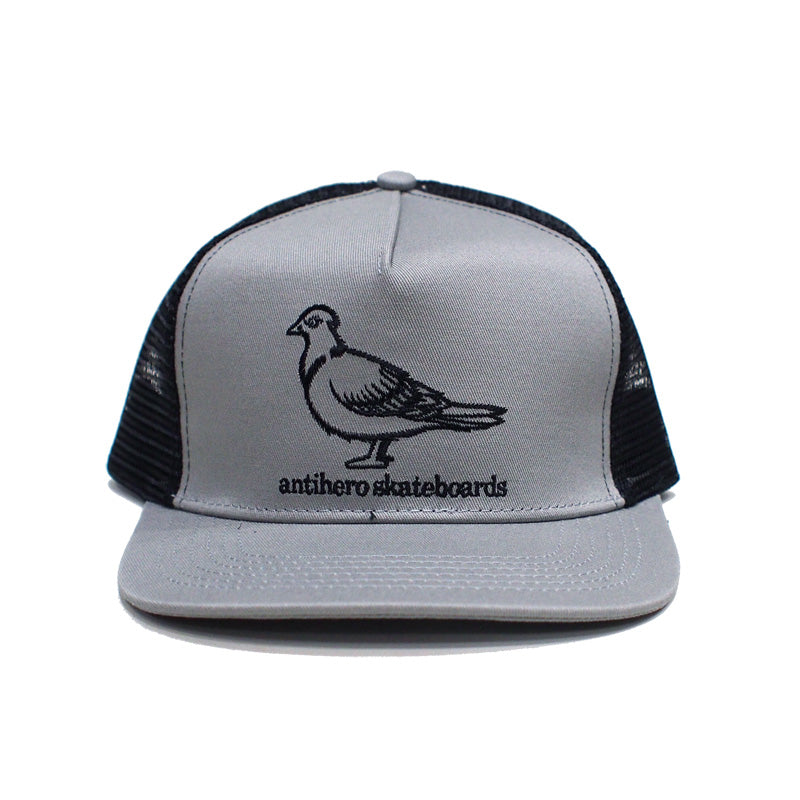 ANTI HERO キャップ "BASIC PIGEON MESH CAP" (Silver / Black)