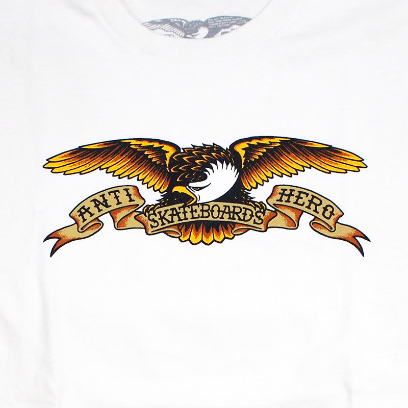 ANTI HERO Tシャツ "EAGLE TEE" (White / Black Multi)