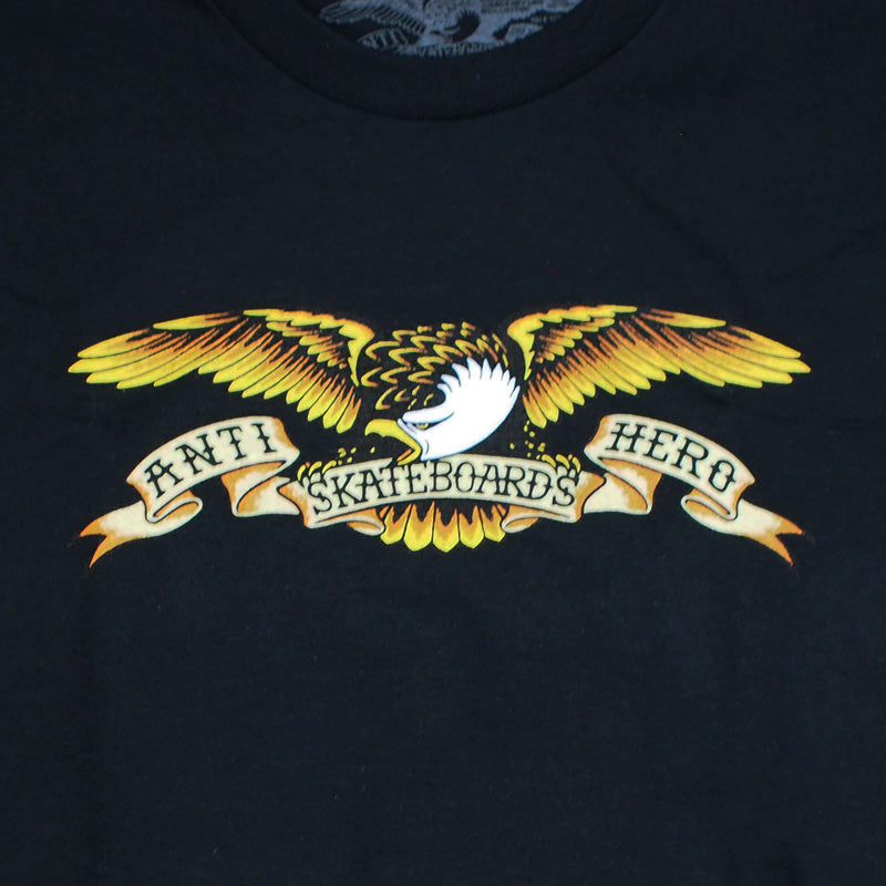 ANTI HERO Tシャツ "EAGLE TEE" (Black / Black Multi)