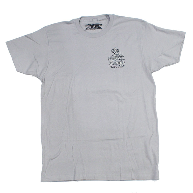 ANTI HERO　Tシャツ　"THE GENIUS TEE"　(Silver)