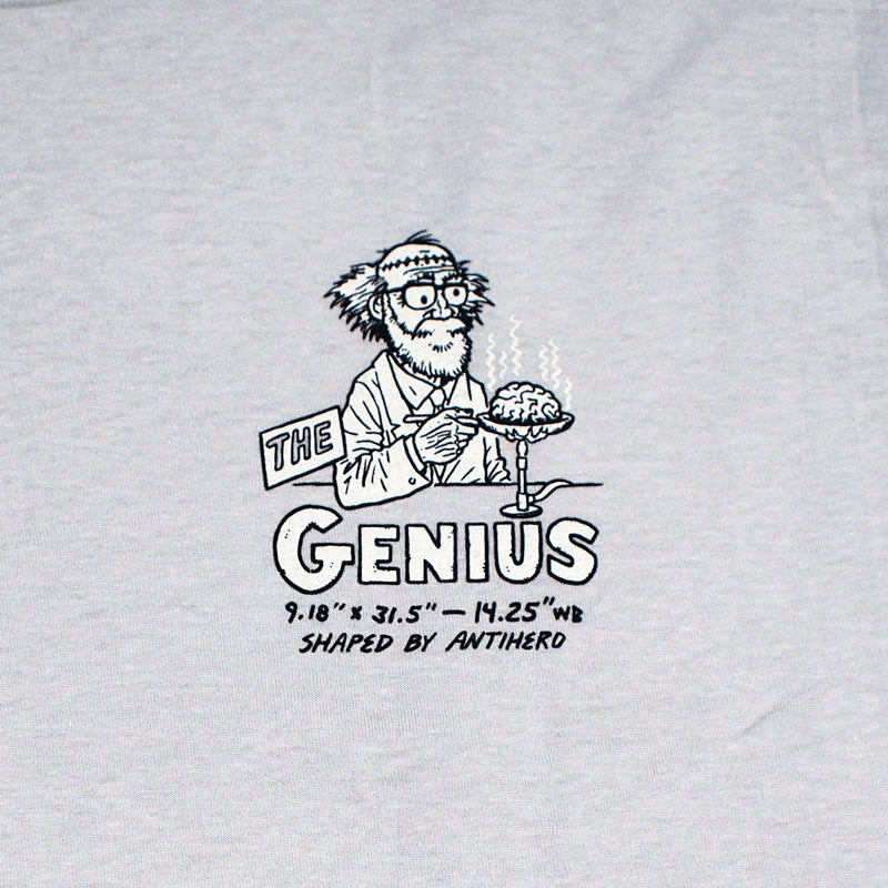 ANTI HERO　Tシャツ　"THE GENIUS TEE"　(Silver)