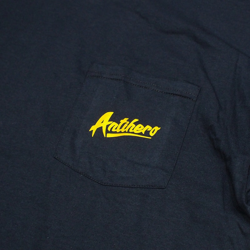 ANTI HERO Tシャツ "REFRESCOS POCKET TEE" (Black)