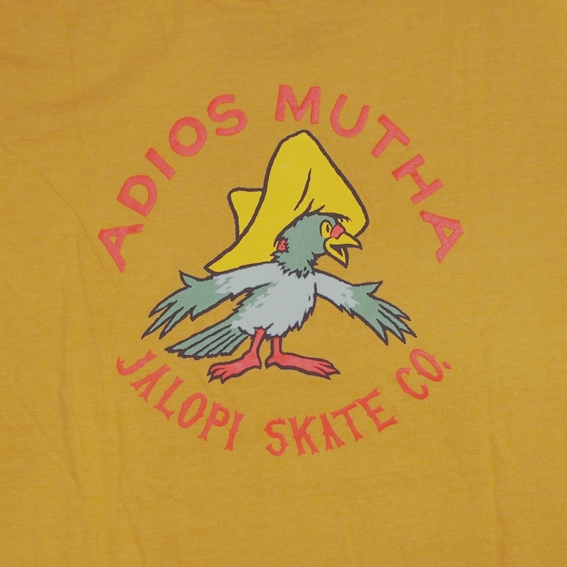 ANTI HERO Tシャツ "ADIOS MUTHA TEE" (Heather Mustard)