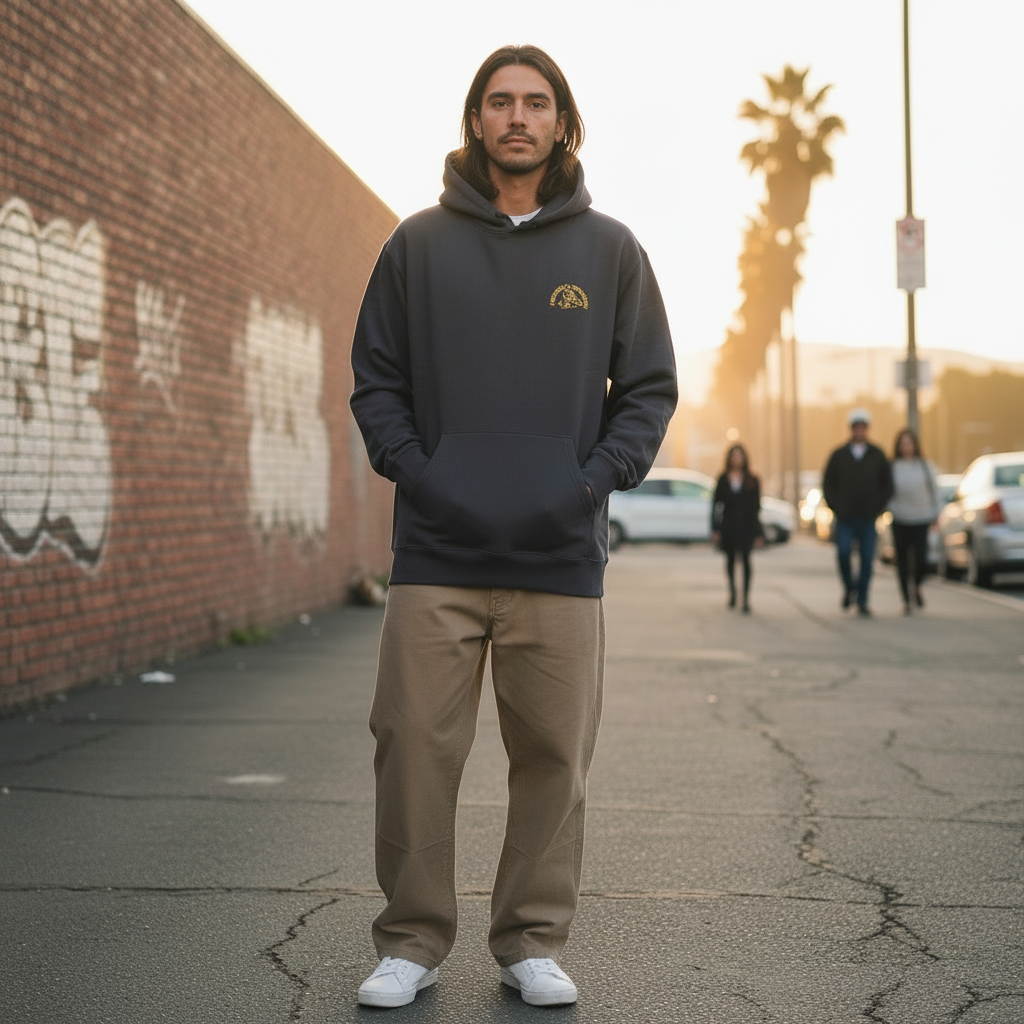 ANTI HERO パーカー "CLUBHOUSE HOODIE" (Charcoal)