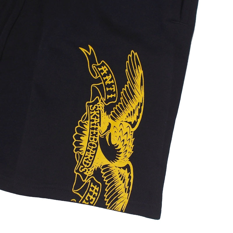 ANTI HERO スウェットショーツ BASIC EAGLE SWEAT SHORTS ブラック 商品画像 プリント