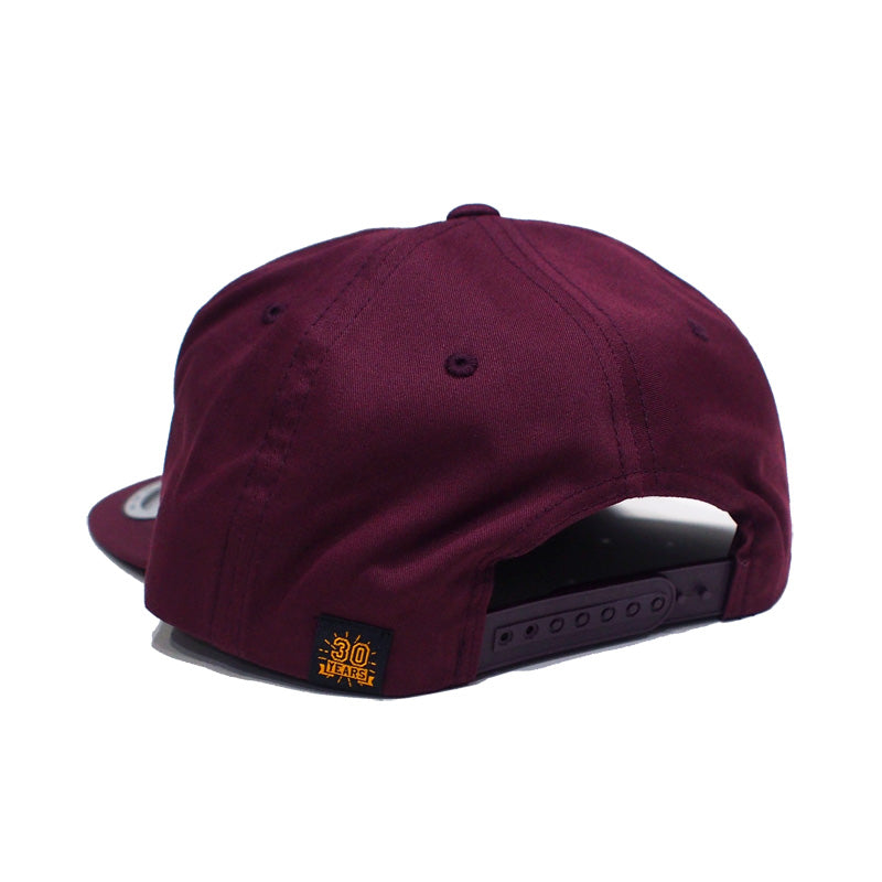 BLACK FLYS キャップ "MISSION SNAPBACK CAP" (Maroon)