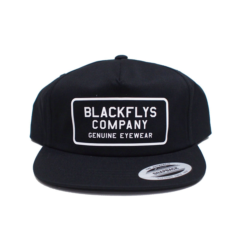 BLACK FLYS　キャップ　"MISSION SNAPBACK CAP"　(Black)