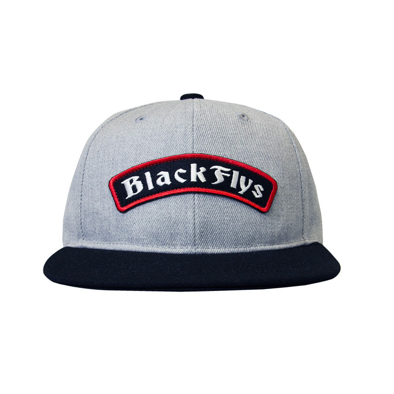 BLACK FLYS　キャップ　"ARCH SNAPBACK CAP"　(Heather Gray / Black)