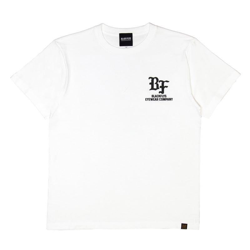 BLACK FLYS　Tシャツ　"SOLID BF S/S TEE"　(White)