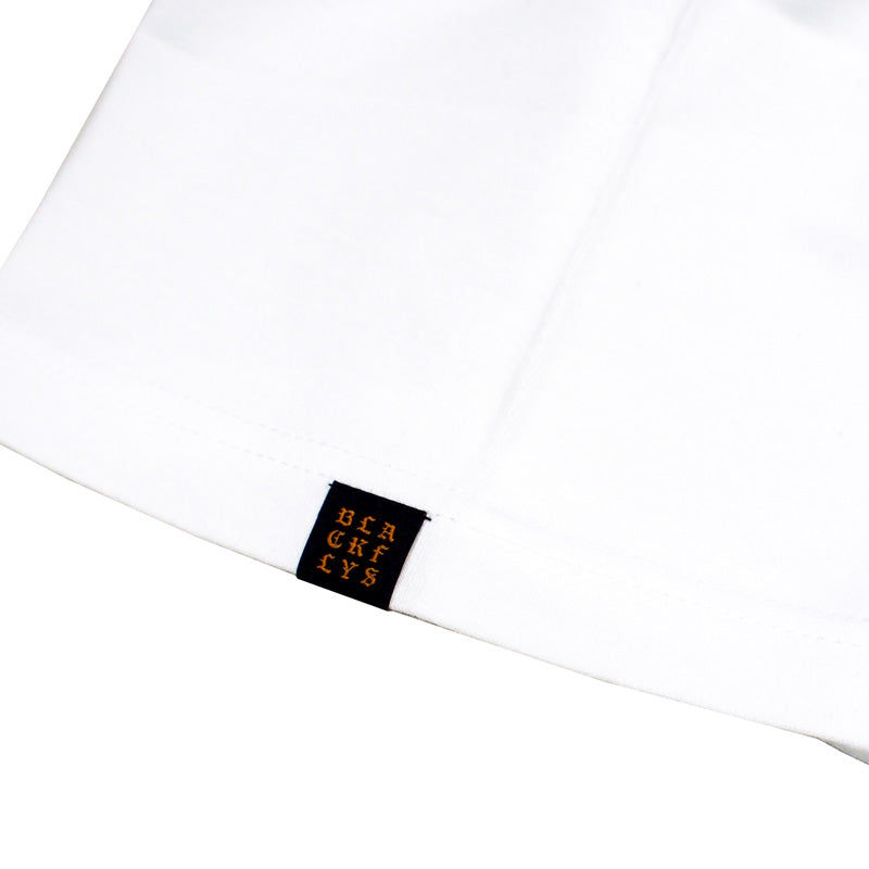 BLACK FLYS　Tシャツ　"SOLID BF S/S TEE"　(White)