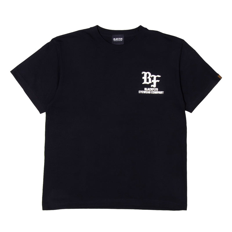 BLACK FLYS　Tシャツ　"SOLID BF S/S TEE"　(Black)