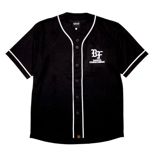 BLACK FLYS　ベースボールシャツ　"SOLID BF BASEBALL SHIRT"　(Black)