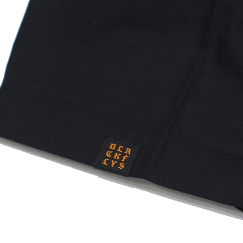 BLACK FLYS S/Sシャツ "RAZOR SHIRT" (Black)