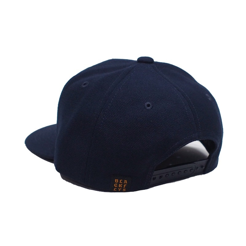 BLACK FLYS キャップ "3D BF SNAPBACK CAP" (Navy)