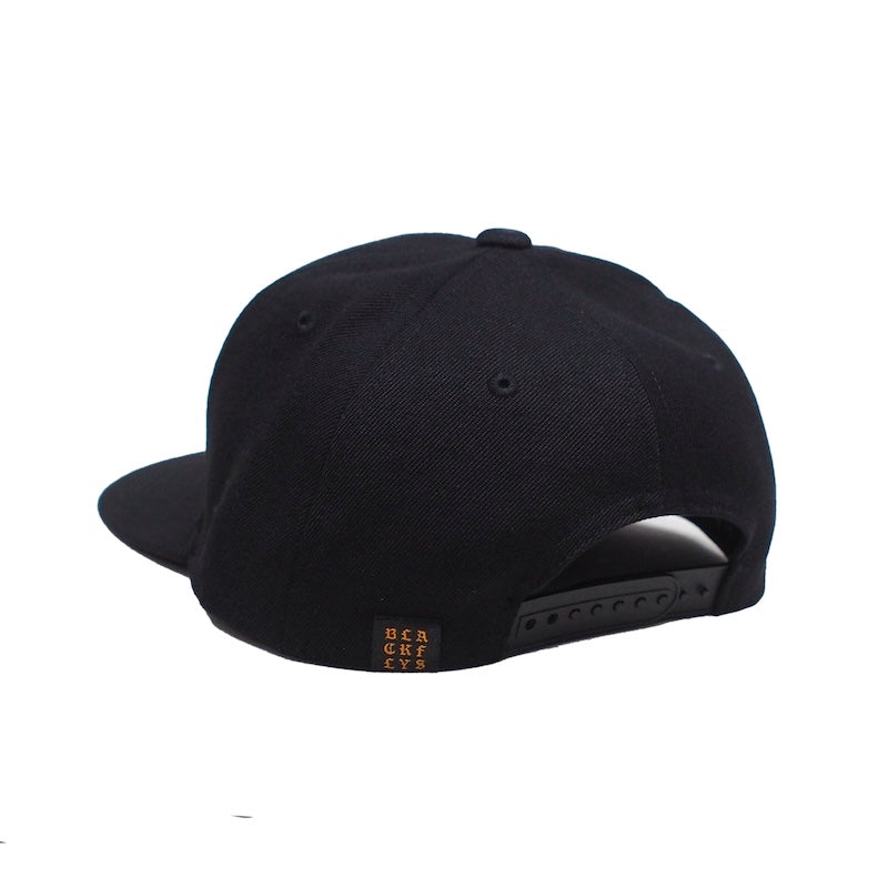 BLACK FLYS キャップ "3D BF SNAPBACK CAP" (Black)
