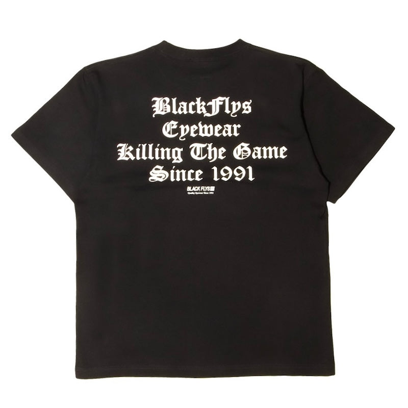 BLACK FLYS Tシャツ "KILLING THE GAME OE S/S TEE" (Black)
