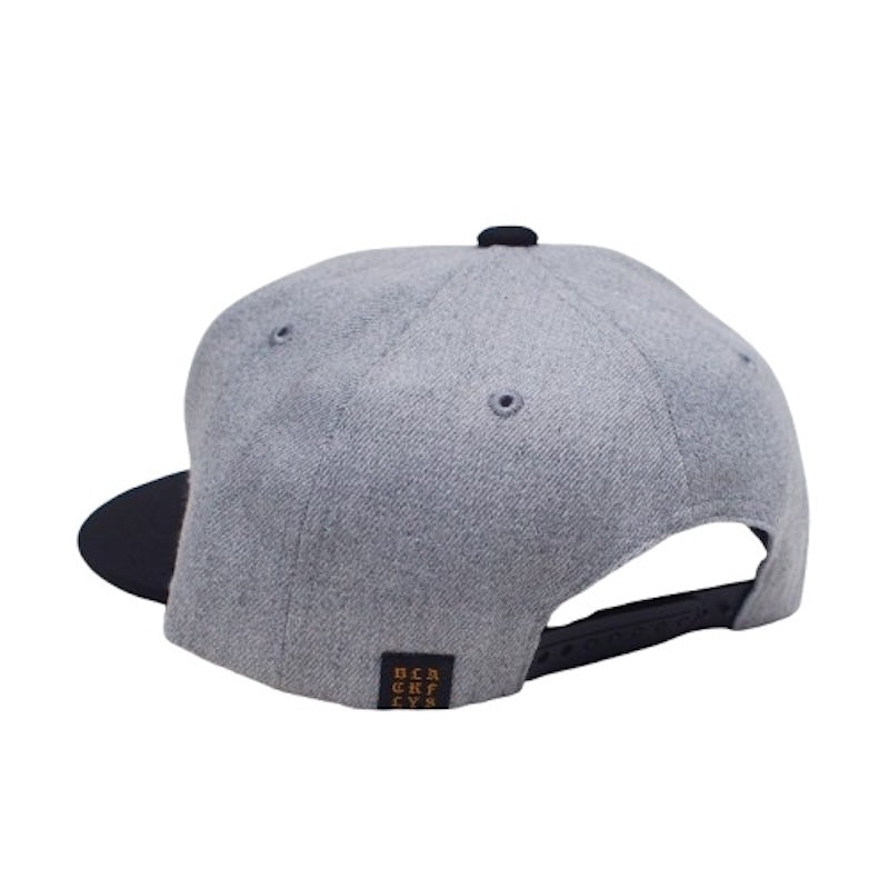 BLACK FLYS キャップ "OG 94 SNAPBACK CAP" (Heather Gray / Black)