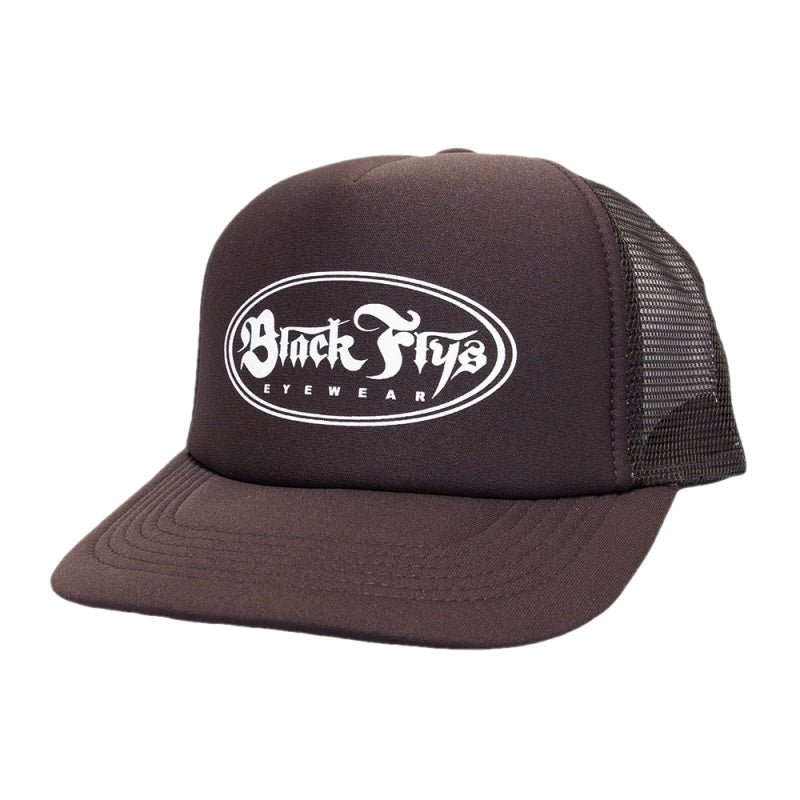 BLACK FLYS メッシュキャップ OVAL OG MESH CAP CAP チョコレート