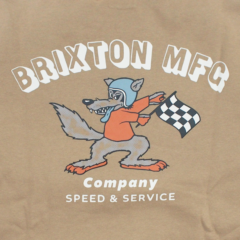 ★30%OFF★ BRIXTON クルースウェット "WYNMORE CREW" (Sand)