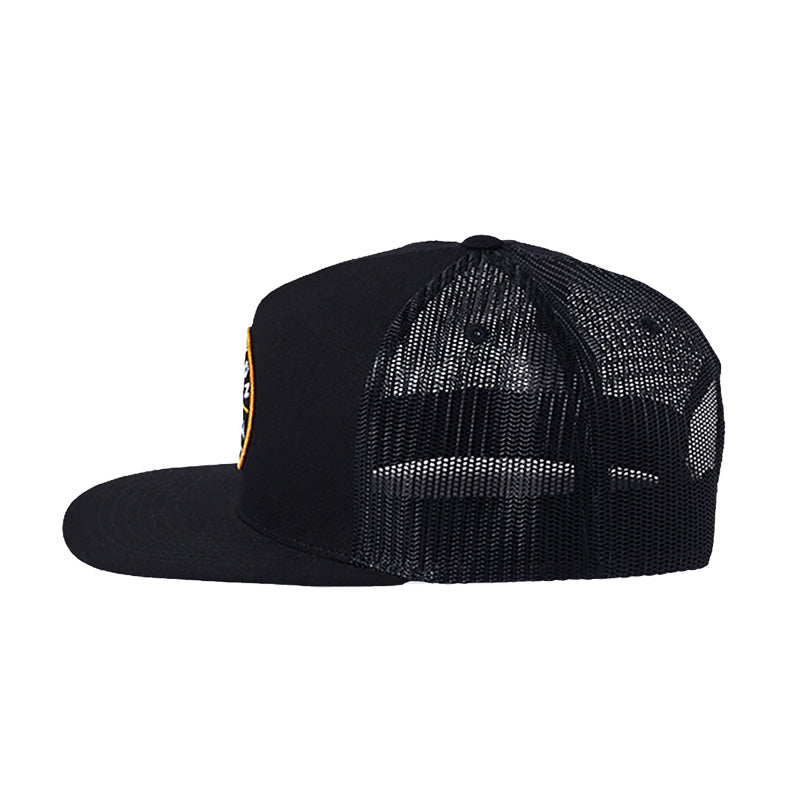 BRIXTON メッシュキャップ OATH MP TRUCKER HAT ブラック 商品画像 サイドビュー