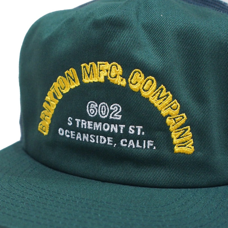 BRIXTON メッシュキャップ "HAVEN HP TRUCKER HAT" (Trekking Green / Trekking Green)