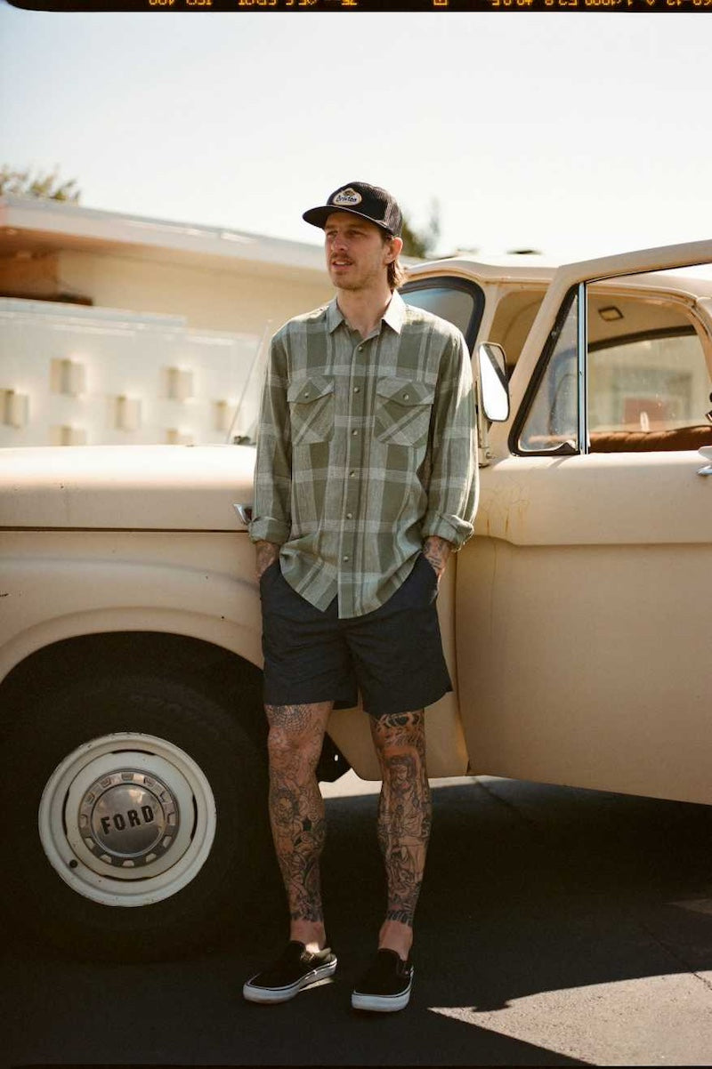 BRIXTON ショーツ "EVERYDAY COOLMAX SHORT" (Washed Black)