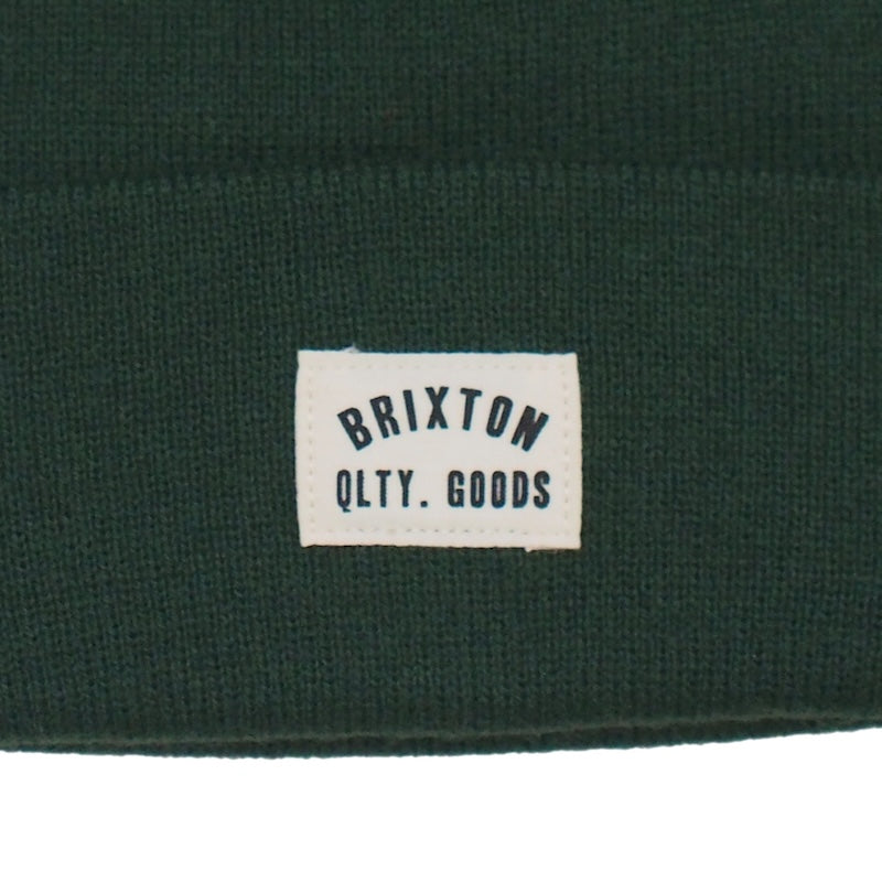 BRIXTON ビーニー "WOODBURN WATCH CAP BEANIE" (Emerald)